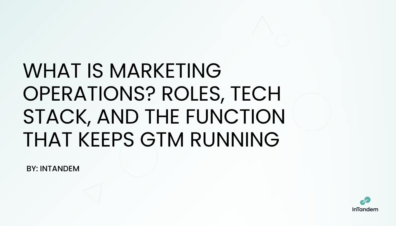 Photo for the Blog about Marketing Ops 2026