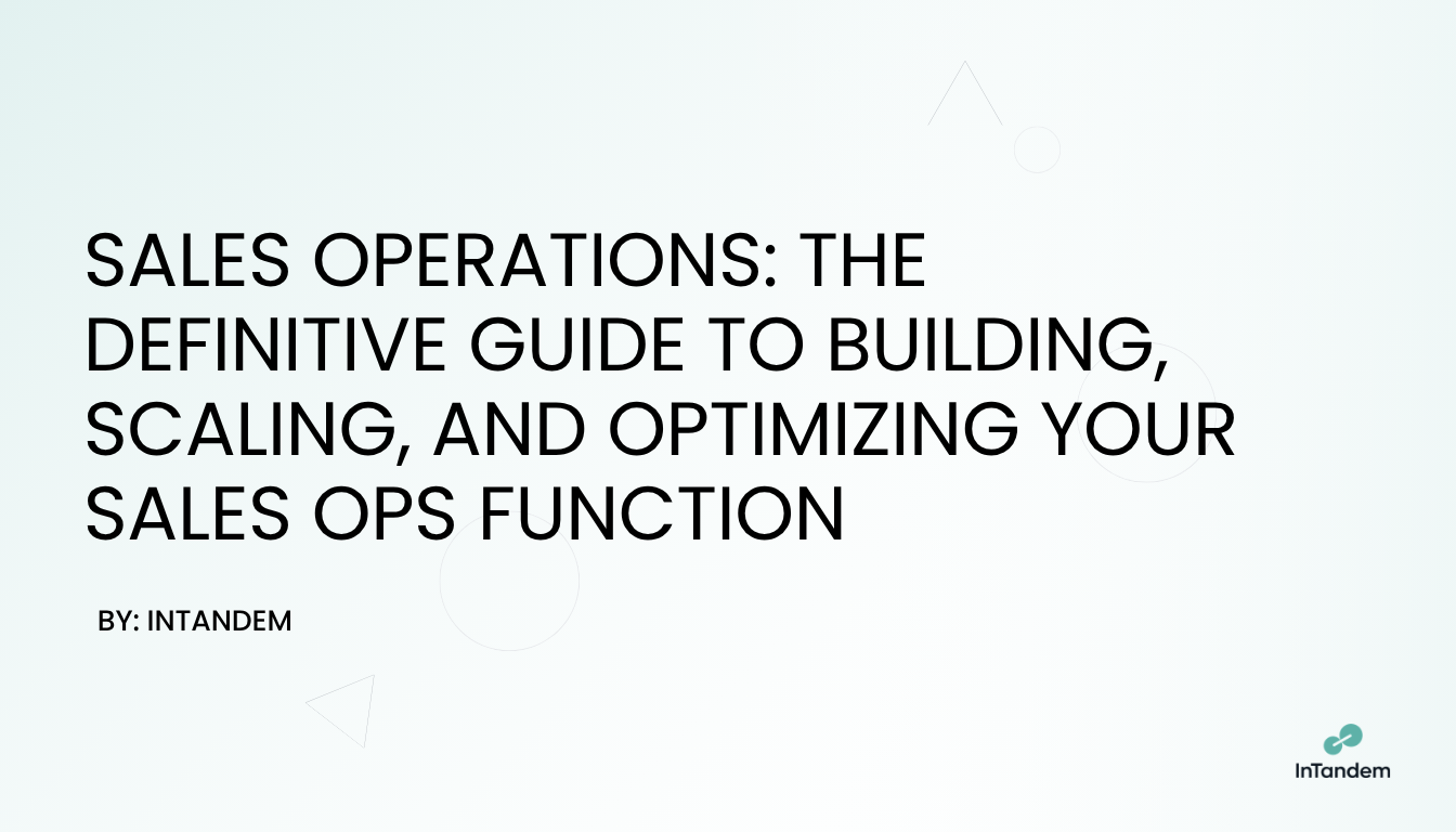 Photo for a Sales Operations Blog 2026